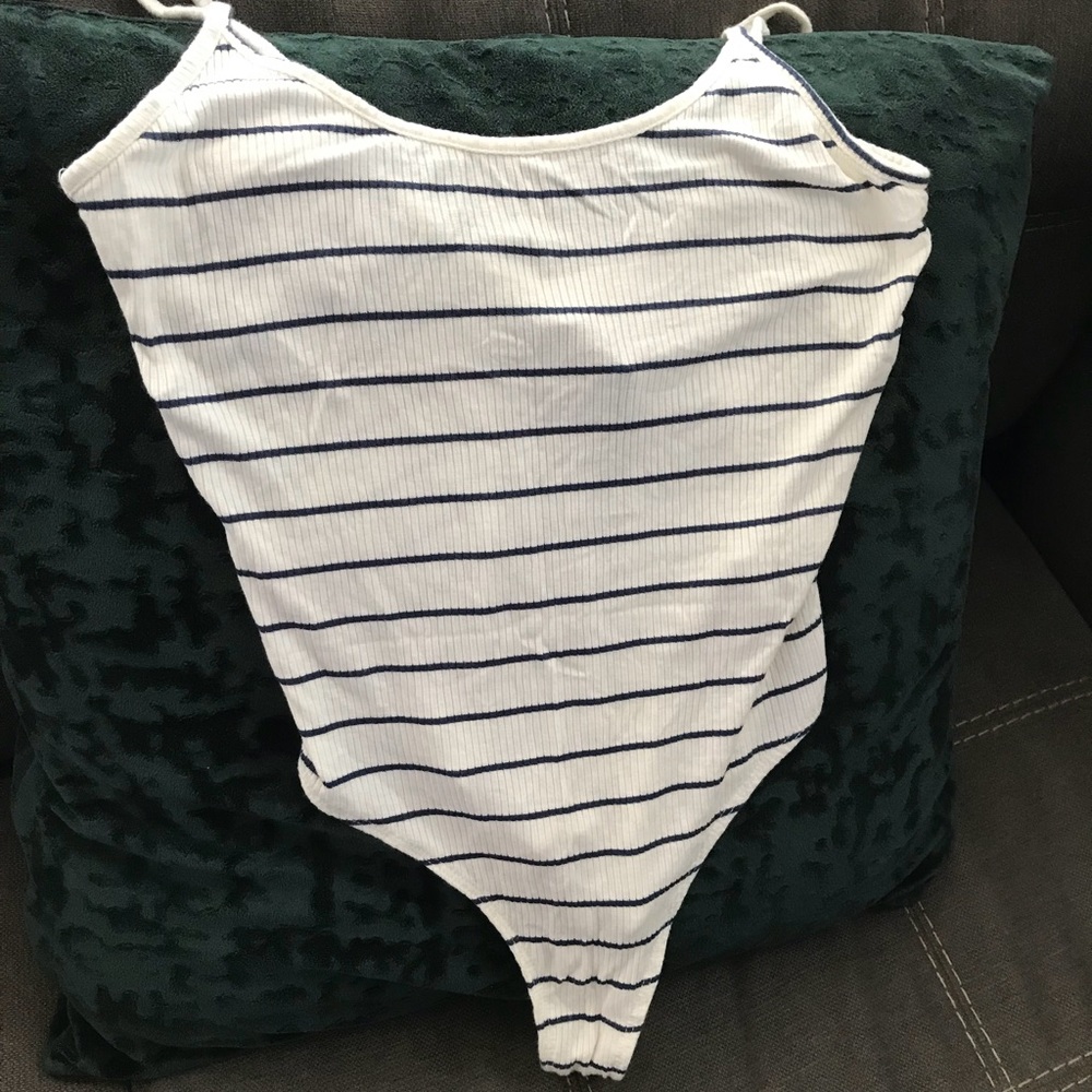 Thin strap body suit